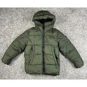 Michael Kors Kids Puffer Jacket Green Hooded Winter Coat Size (See Measurements)